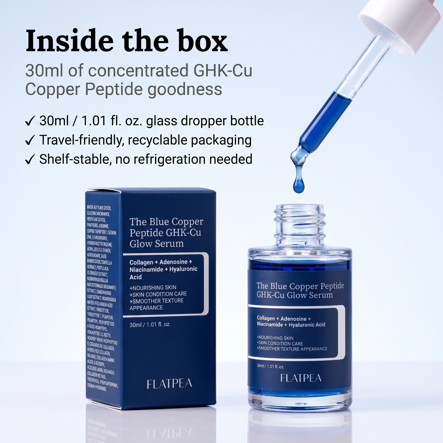 GHK-Cu Blue Copper Peptide serum