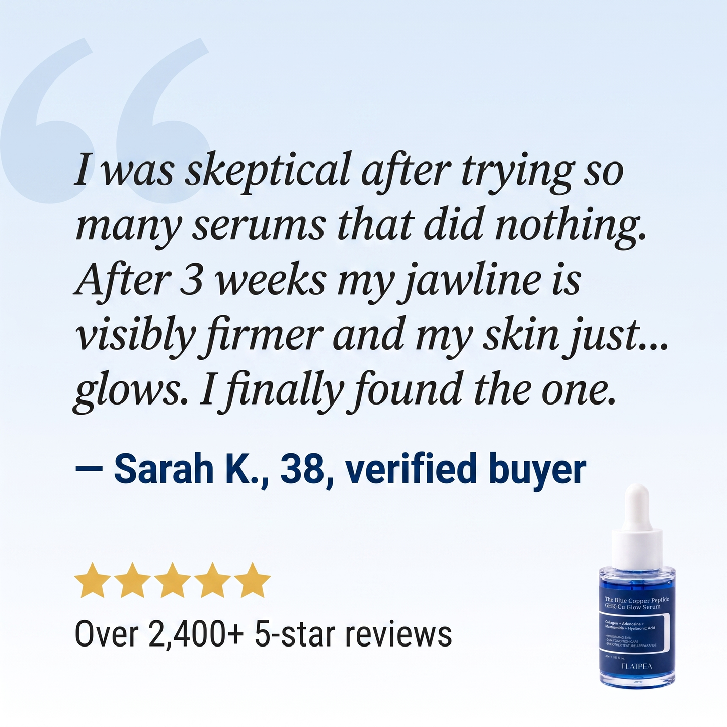 GHK-Cu Blue Copper Peptide serum
